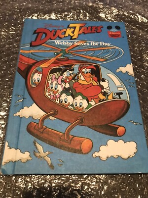Disney Ducktales Webby Saves The Day Book  First American Edtion 1989