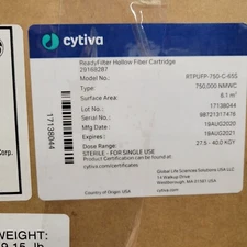 Cytiva  RTPUFP-750-C-65S ReadyFilter  Hollow Fiber Cartridge, 75 000 NMWC