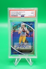 2020 Absolute Signature Rookies Spectrum 6/60 Justin Herbert Auto PSA 9 R6220J