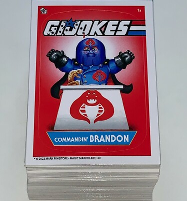 GI Jokes Garbage Pail Kids GI Joe Action Figure Parody Cards - Pick Your Own! 