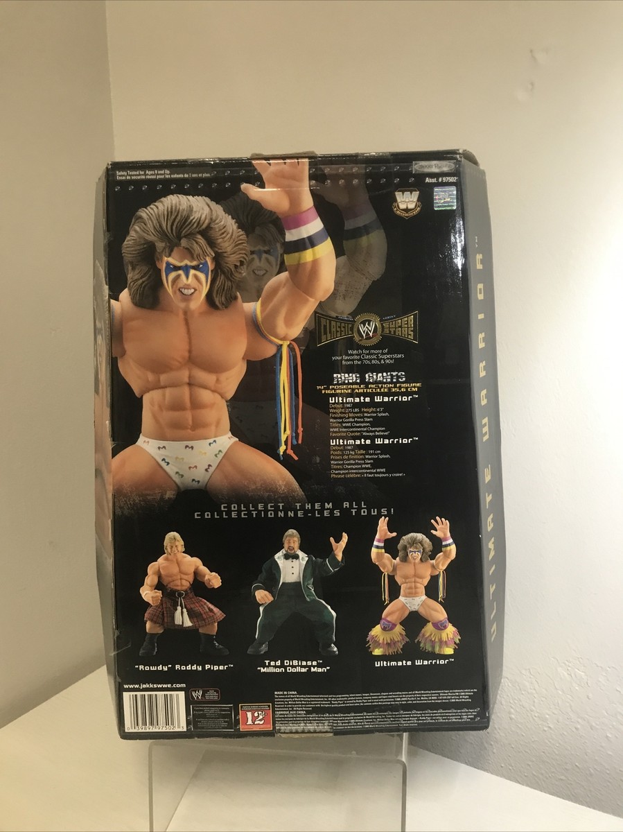 WWE Jakks Collector Series 1 Ring Giants Ultimate Warrior 14 WWE Jakks Collector Series 1 Ring Giants Ultimate Warrior 14