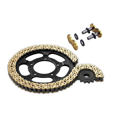 KK075 KIT KETTE, KRONE UND RITZEL NEU KÖNIGIN FÜR KAWASAKI ZX-10R 2008>