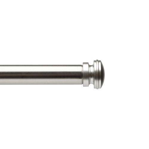 Harmony Single 1" Gardinenstange - gebürstetes Nickel - 36" bis 72" - Bild 3 von 3