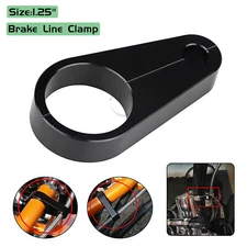 Black 1.25"​ Handlebar Throttle Brake Cable Clamp Fit For Honda Ducati Yamaha
