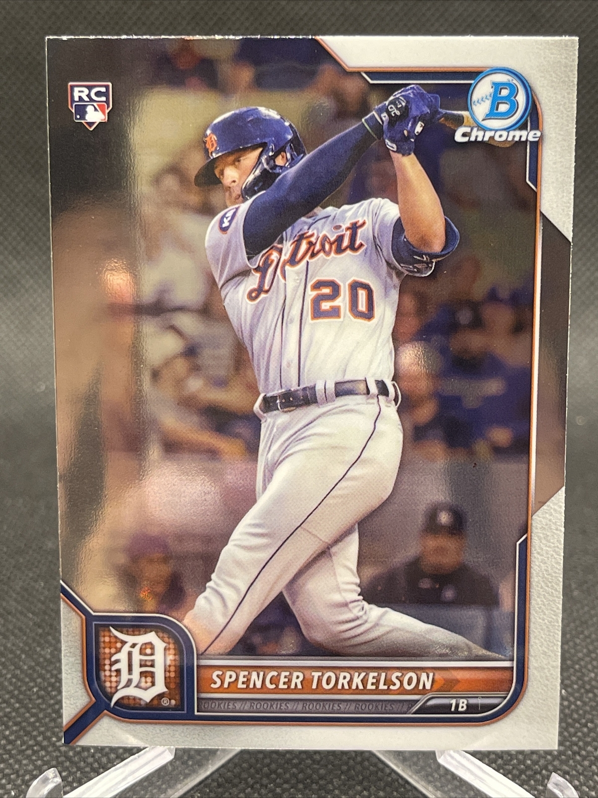 2022 Bowman Chrome Spencer Torkelson #53 RC Rookie Base Detroit Tigers