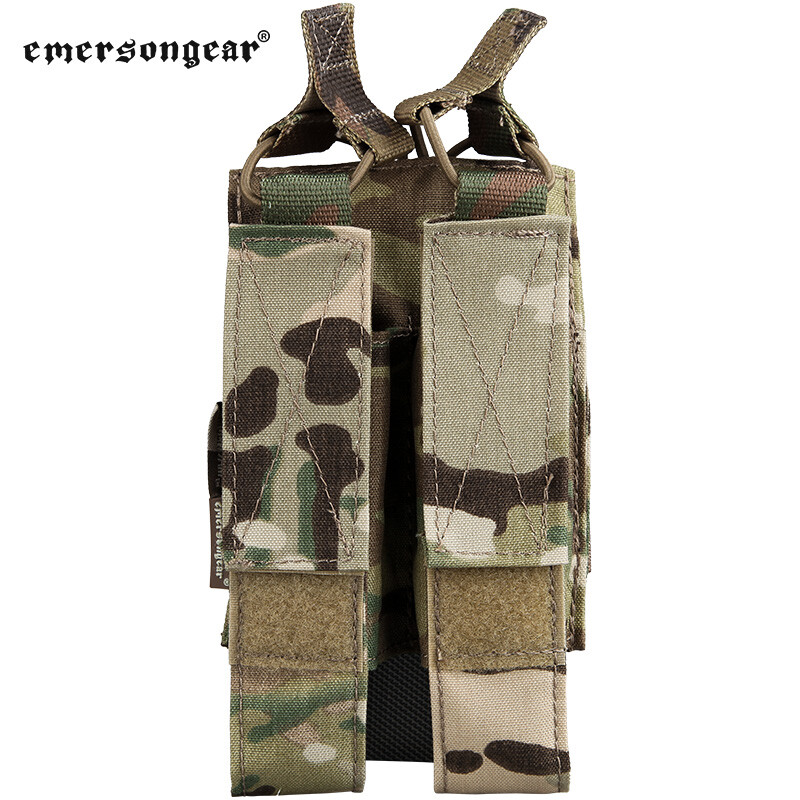 Emersongear Tactical 9mm Double Magazine Pouch Pistol Mag Storage Bags MOLLE-image