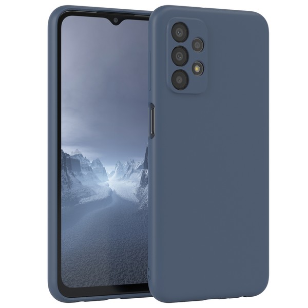 FüR Samsung Galaxy A23 HandyhüLle Silikon Back Cover Schutz Handy Case Petrol-image