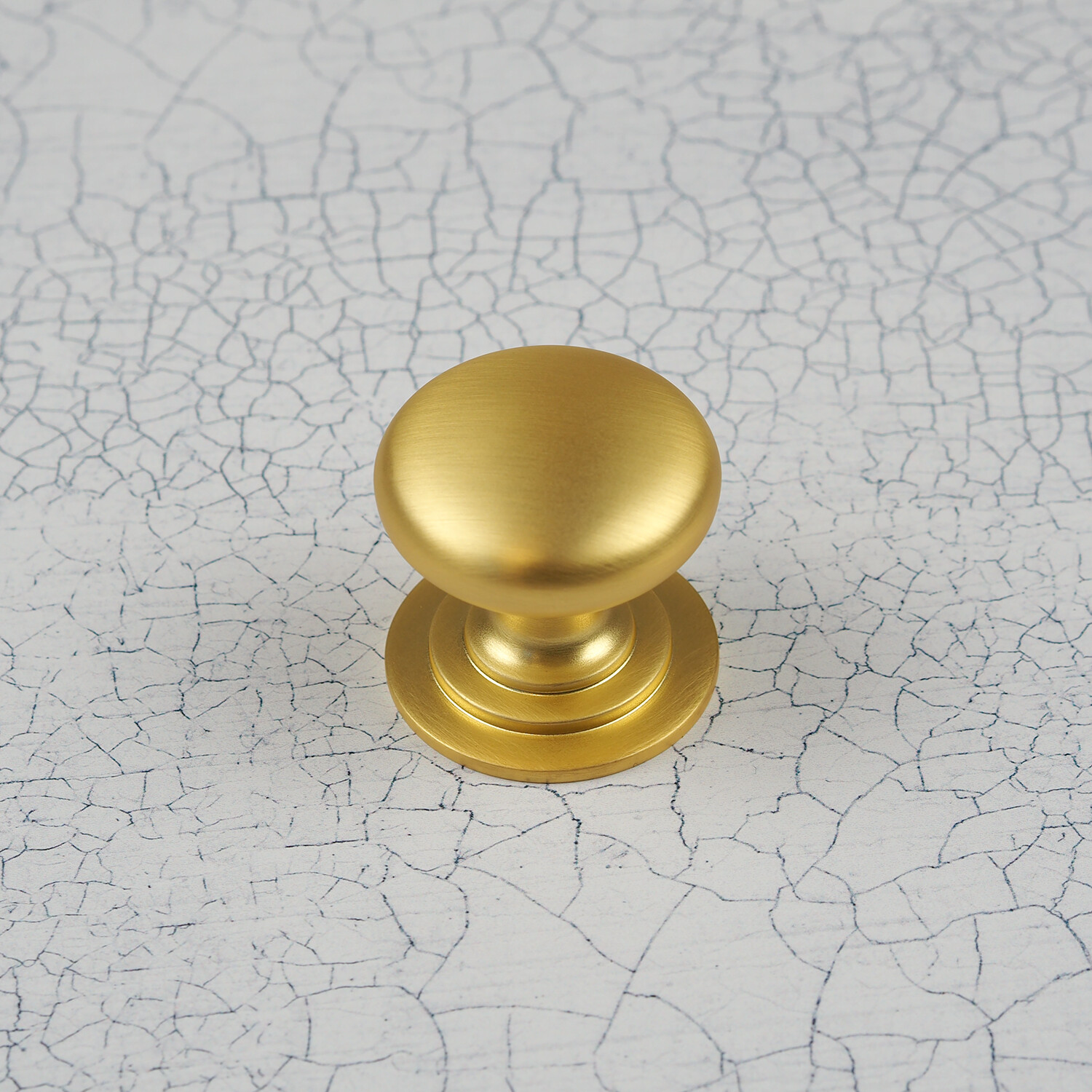 (42Mm Knob) Dark Brass Cabinet Cup Handle & Matching Knobs - Image 2