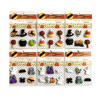 Buttons Galore 50+ Assorted HALLOWEEN Theme Buttons Set for Sewing & Crafts