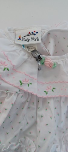 Baby togs Vintage easter dress 6-9 Months 2 Piece Girls Dress and Diaper Cover - Picture 3 of 10