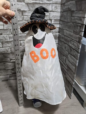 Vintage Halloween 13''-24'' Pop Up Ghost Trick Or Treater Animated Prop