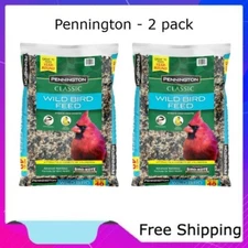 Pennington Classic Dry Wild Bird Feed and Seed, 40 lb. x 2 pack
