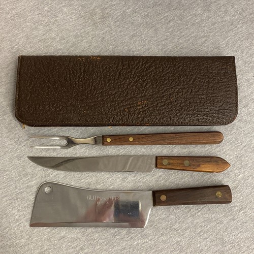 1940s Kutmaster Cutlery Co Super EdgeUSAMeat Cleaver KnifeBBQ Grill