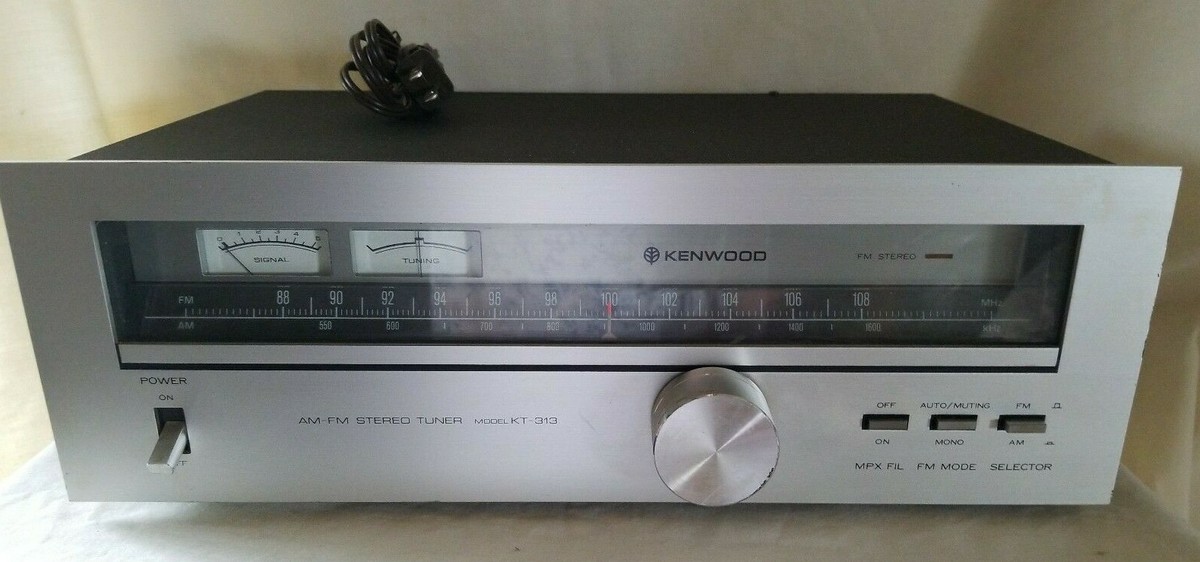 KENWOOD AM-FM STEREO TUNER KT-313 Works | eBay KENWOOD AM-FM STEREO TUNER KT-313 Works | eBay