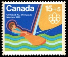 🍁Canada   #B6  Semi Postal - Water Sports   Brand New 1975  Original Gum