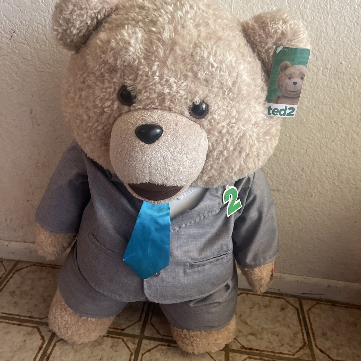 TED 2 Movie-size Plush Talking Teddy Bear Explicit Doll 24in for