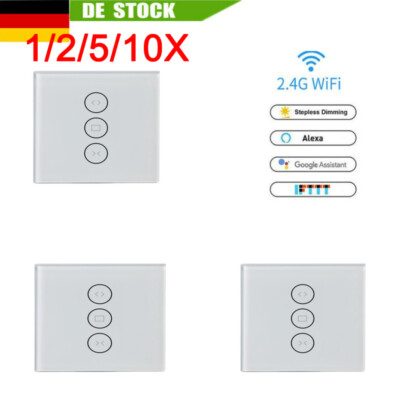 Alexa Jalousieschalter, WIFI WLAN Rolladenschalter Rolladensteuerung mit Timer-