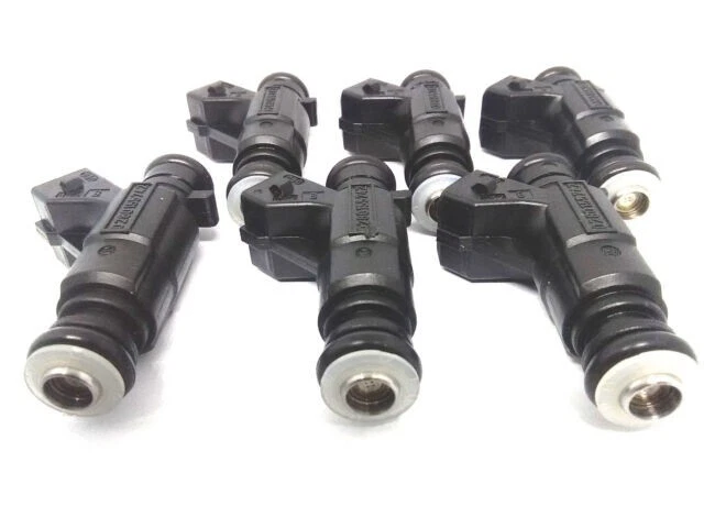 Inyectores de combustible originales Bosch x6 nuevos para Mercedes Benz ML320 1998 3,2 L V6 Foto 2 de 4