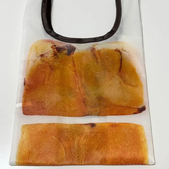 Tommy's Bread Print Bag + Egg Bread Coin Purse Set - New