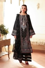 Pakistani Embroidered Shalwar Kameez Silk