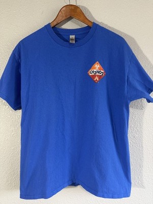 NHRA Drag Racing Shirt L Graphic Tee Nitro Fuel Formula Blue Hot Rod Shirt