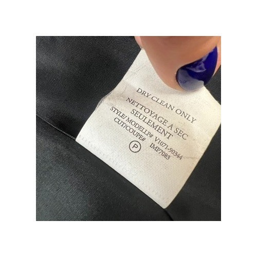 Vince Lined Black Stretch Formal One-Button Blazer Jacket Womens Size 6 - 第 11/17 張圖片