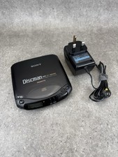 Sony Discman D-137CR Portable Retro CD Player + AC-E455 Mains Power Adapter