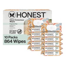The Honest Company Multi-Use Baby Wipes Sunburst 864 Count Plant-Based Gentle
