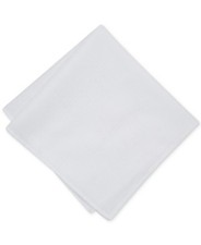 Bar Iii Mens Pocket Square One Size White Solid