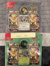 2 Pokemon Ascended Heroes 2-Pack Blisters: 1x  Erika & 1x Larry; New, Sealed