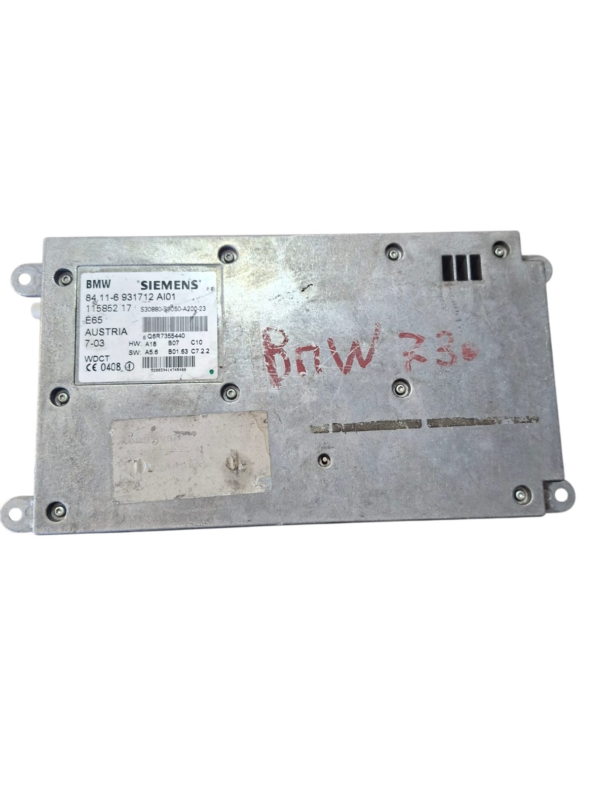 Centralina Telefono Bmw Serie 7 E65/ E66/ E67 730d 2001/2009 11585217