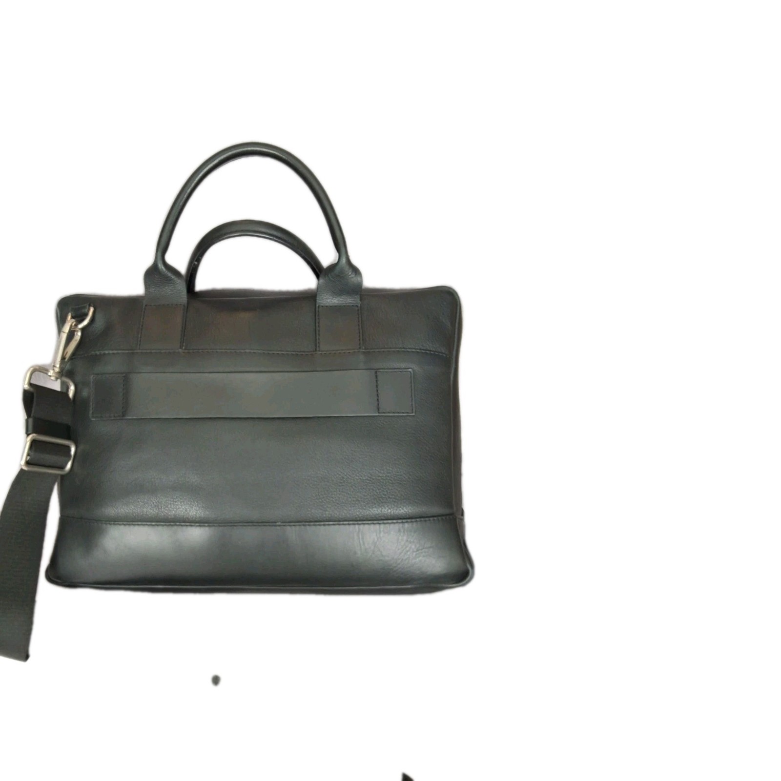 Daveed Canada Men's Business Shoulder Bag Slim Briefcase Leather Black Sold Out image 6