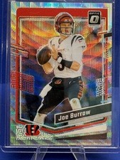 Joe Burrow 2023 Panini Donruss Optic /300 Premium Box Silver Wave Prizm #42