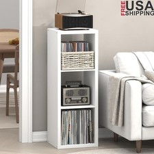 Vinyl Record Storage Stand Turntable Shelf Organizer Living Room Home Office New