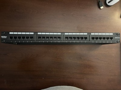TRENDnet TC-P24C5E 24-Port Cat5/5e Unshielded Patch Panel