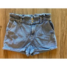 Wild Fable High Rise Paperbag Denim Shorts Size Medium