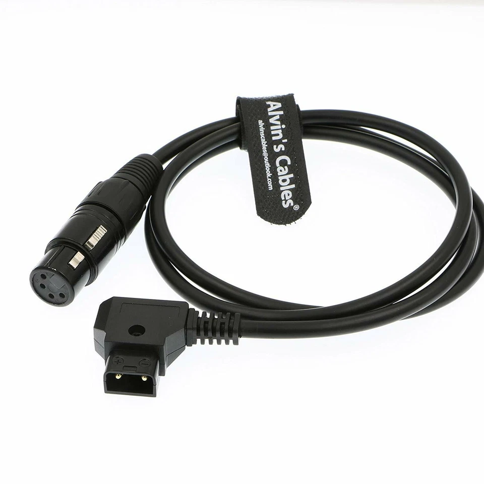 XLR 4 Pin Female to D Tap Power Cable for Practilite 602 DSLR Camcorder Sony F55 - Image 2 of 4