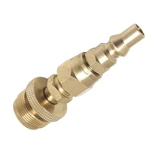 New 1/4" Connect to 1lb Propane Gas Tank Adapter Fit for All Portable Griddle