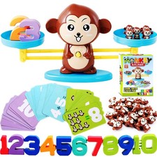 CozyBomB Monkey Scale Balance Toy Number Counting Math Games