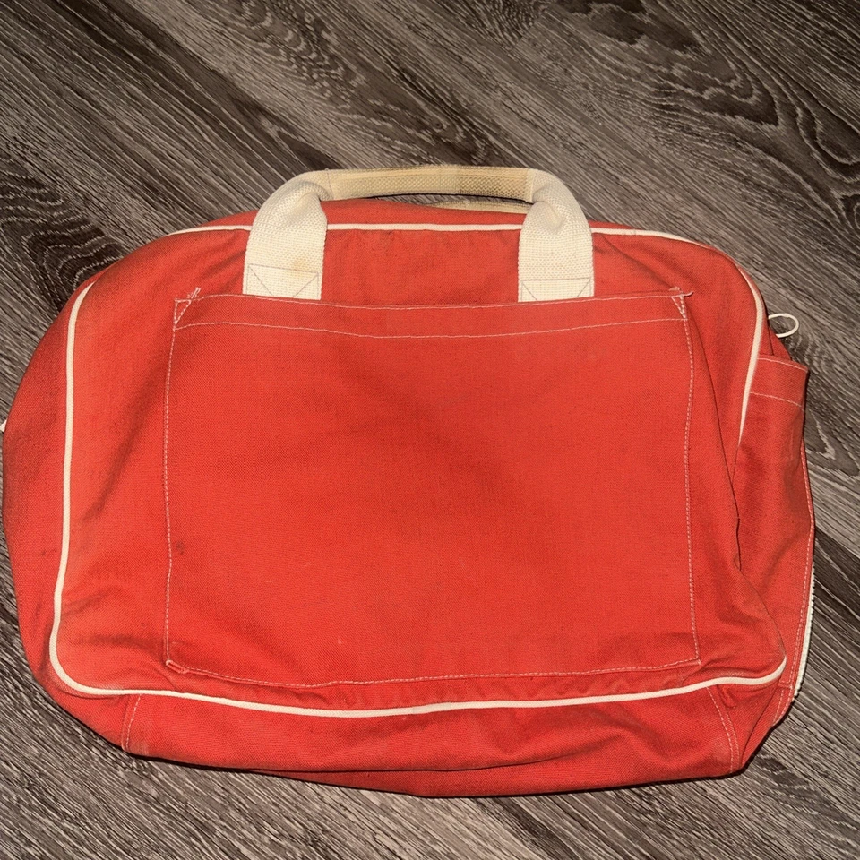 Vintage HIGH SIERRA heavy canvas clothing garment travel shoulder bag No Are - Image 4 of 4