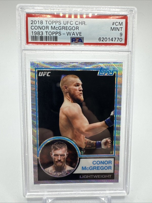 Conor Mcgregor 2018 Chrome 1983 -Wave 47/99 PsA-9 UFC-S-155