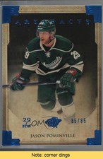 2013-14 Upper Deck Artifacts Sapphire 85/85 Jason Pominville #36 READ l7u