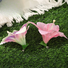 Floral Hair Clip with Silk Roses or Peonies and Leaf Sprigs on Duckbill Hairpin