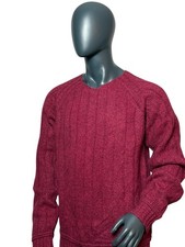 Vintage Diesel Strickpullover Rot, V-Neck, 90...