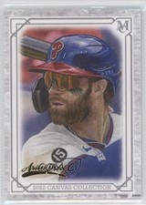 2022 Topps Museum Collection Canvas Reprints Artist Proof /50 Bryce Harper 10qe