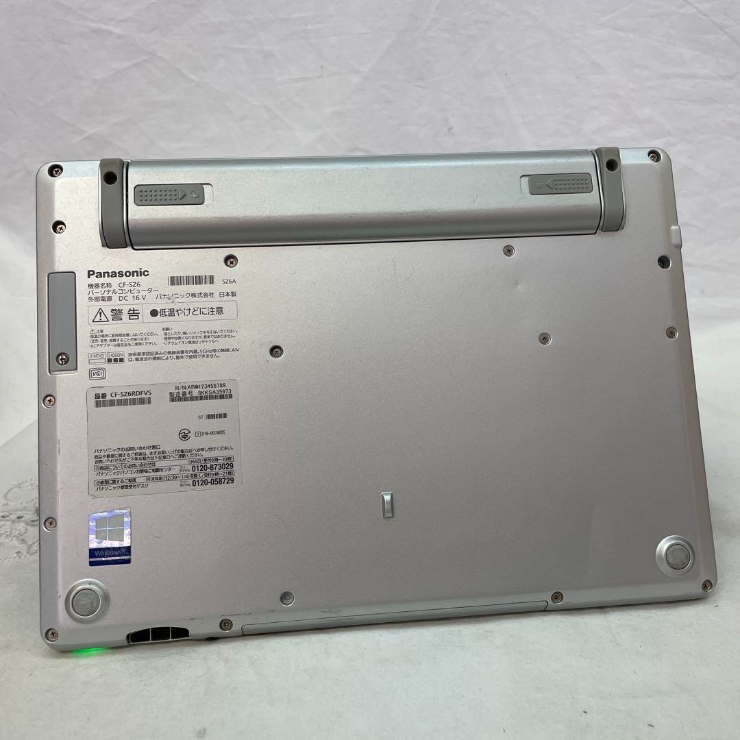 Panasonic CF-SZ6 i5-7300Uメモリ4GB SSD128GB Let's note SZ Panasonic CF-SZ6 i5-7300U 2.60GHz SSD128GB