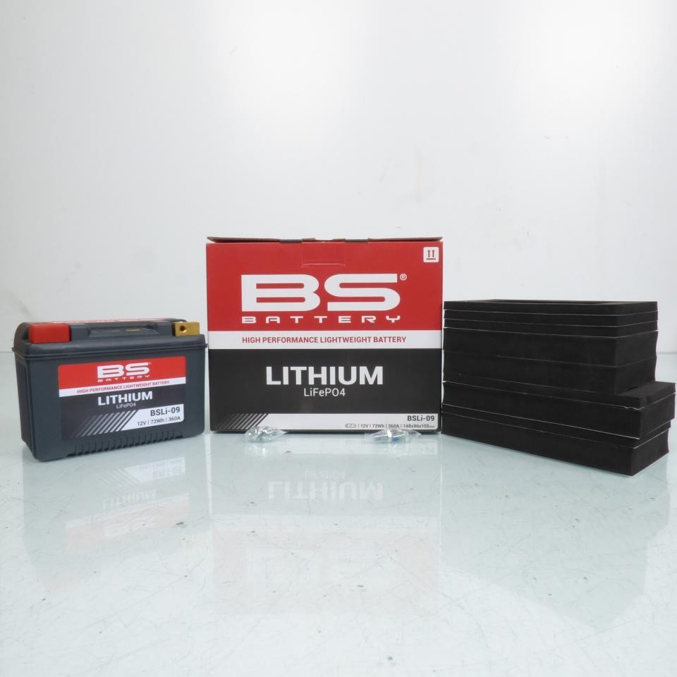 Batterie Lithium BS Battery performance accrue pour Suzuki Intruder 1800 VLR 4Ah