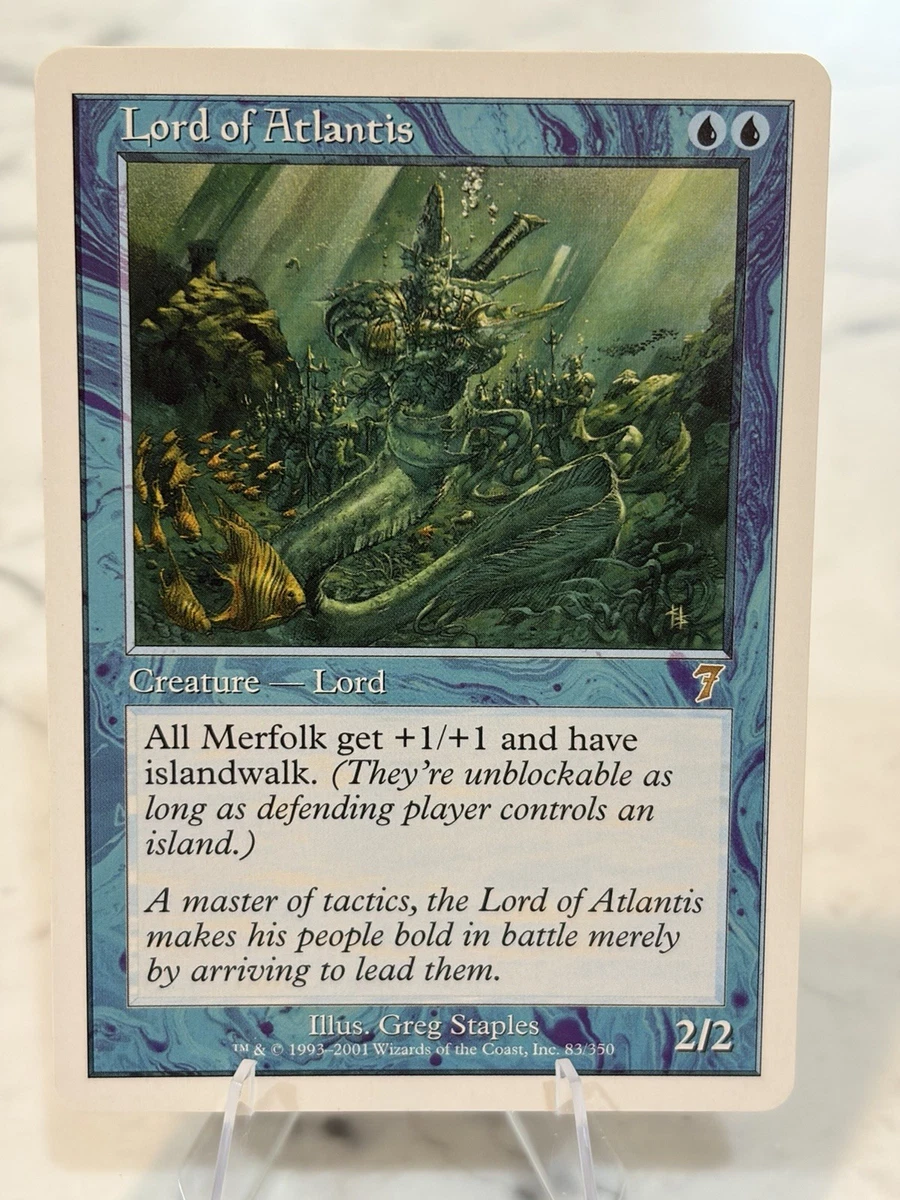Lord of Atlantis Magic: The Gathering Near Mint or Better