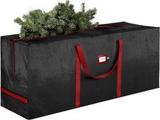 Heavy Duty Christmas Tree Storage Bag 7.5 Ft - Christmas Tree Bag Black - Tree B