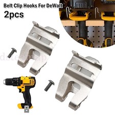 2X Drill Belt Clip Hooks with Screws for Dewalt 18V-20V Impact Drills Tools NEW